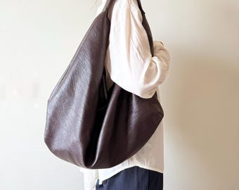 Large Capacity Soft Vegan Leather Tote Bag for Women, Women Shoulder Bag, Women Slouchy Bag Handbag for Daily Work, Birthday Gift for Her