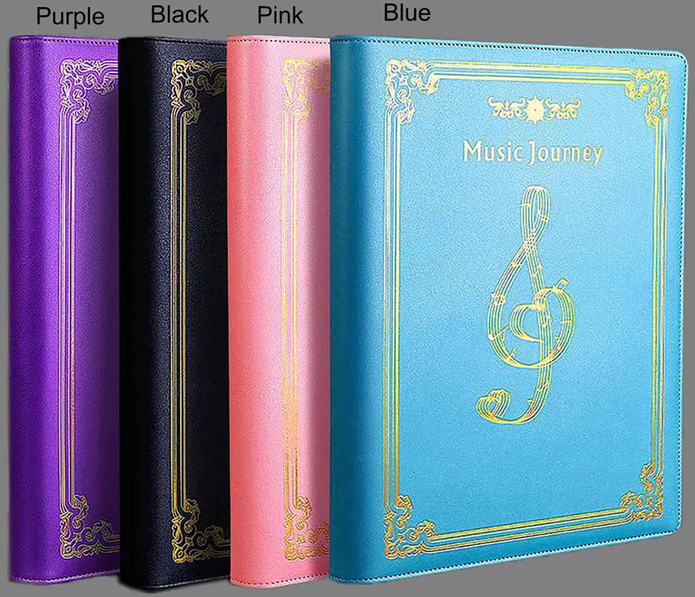 Classeur Partition Musique Porte-partitions Chorale A4 GraduatePro - Classeur PU Avec Anneaux, Pour Musiciens Porte-partitions Musicien