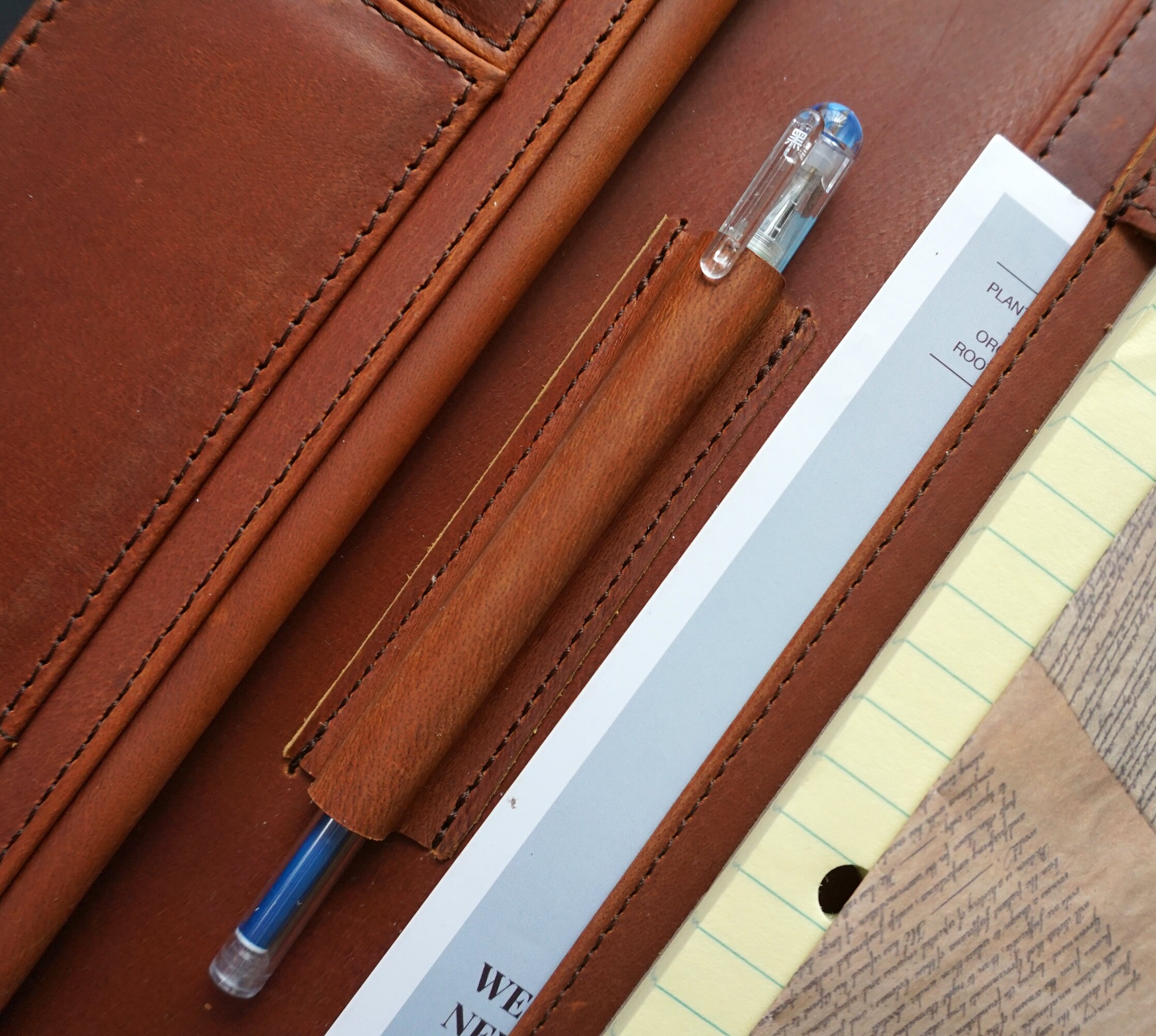 Personalized Leather Portfolio Binder Padfolio for Men Etsy