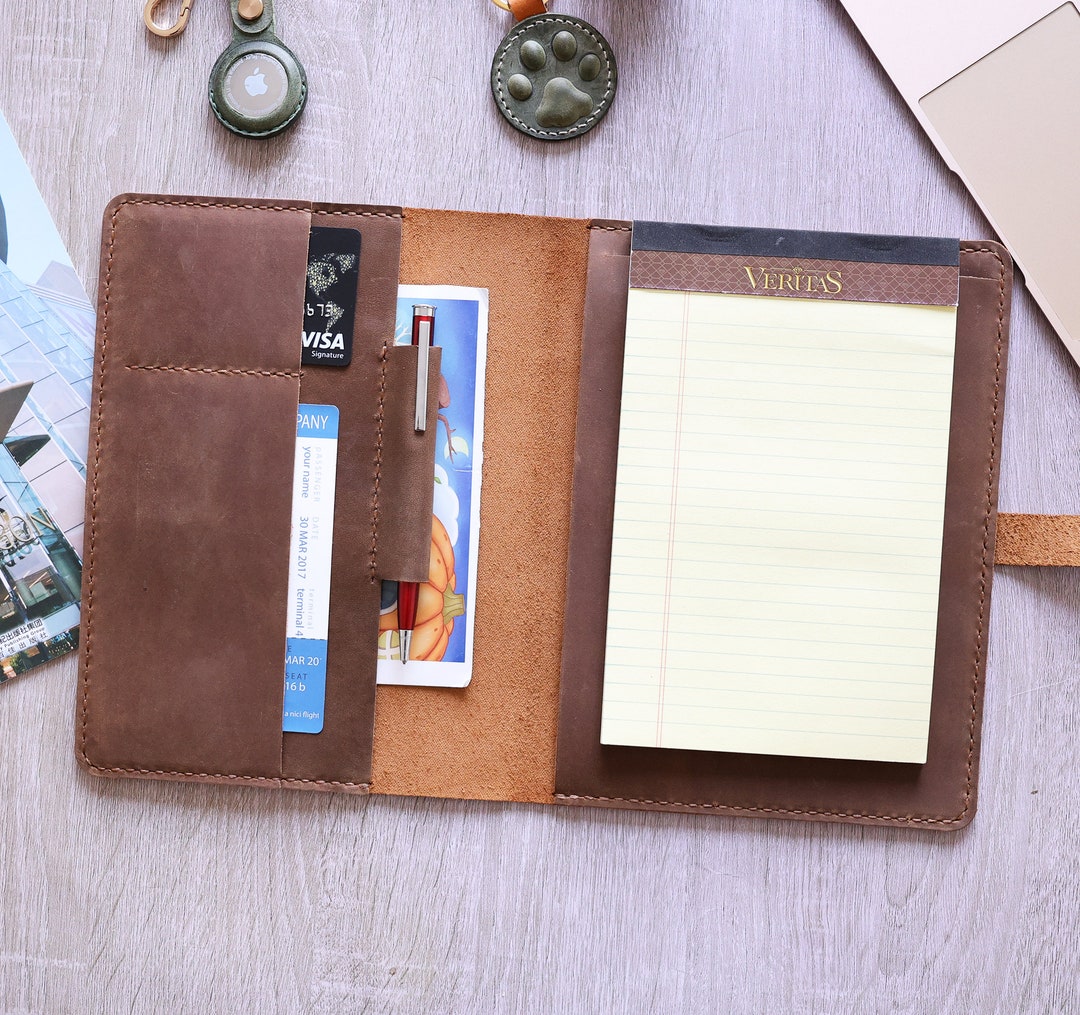 Handmade Leather A5 Planner A5 Portfolio for Men Custom Etsy