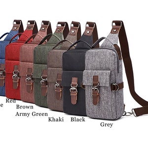 New Unisex Chest Bag Waterproof Crossbody Bag Shoulder Bag Men's