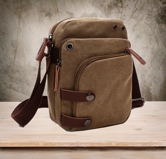 Canvas & Leather Bags for Men