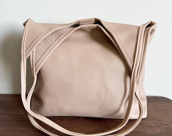 Soft Vegan Leather Tote Bag for Women, Women Shoulder Bag, Slouchy Hobo Bag Handbag for Life Work Travel, Women Purse Wallet Gift for Her