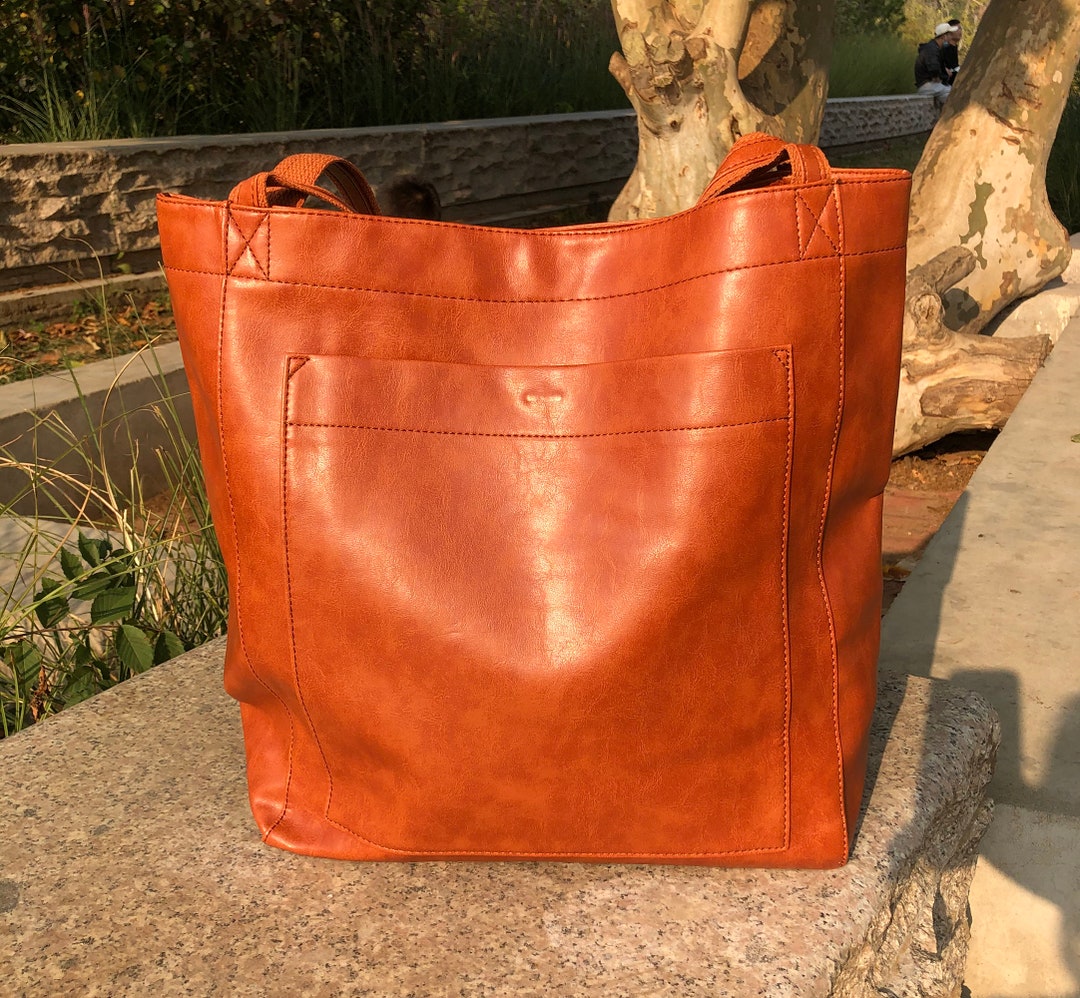 Leather Tote Bag for Women Large Size Women Shoulder Bag Etsy