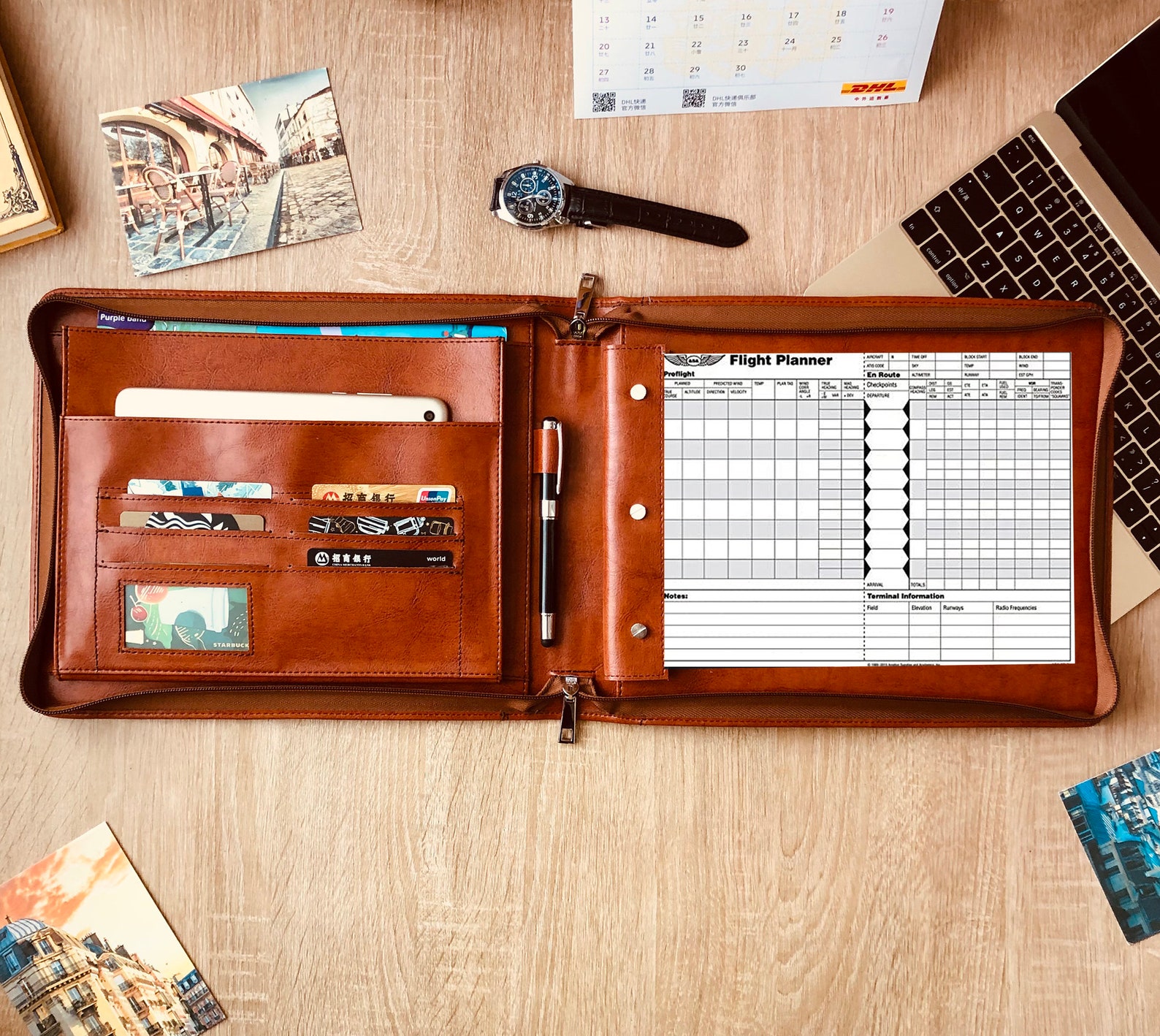 Personalized Pilots Log Book Binder, Vegan Leather Log Binder Gift for ...