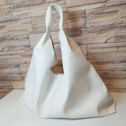 Women's PU Leather Crossbody Tote Bag – Big Capacity Slouchy Handbag For Travel, Work & Parties