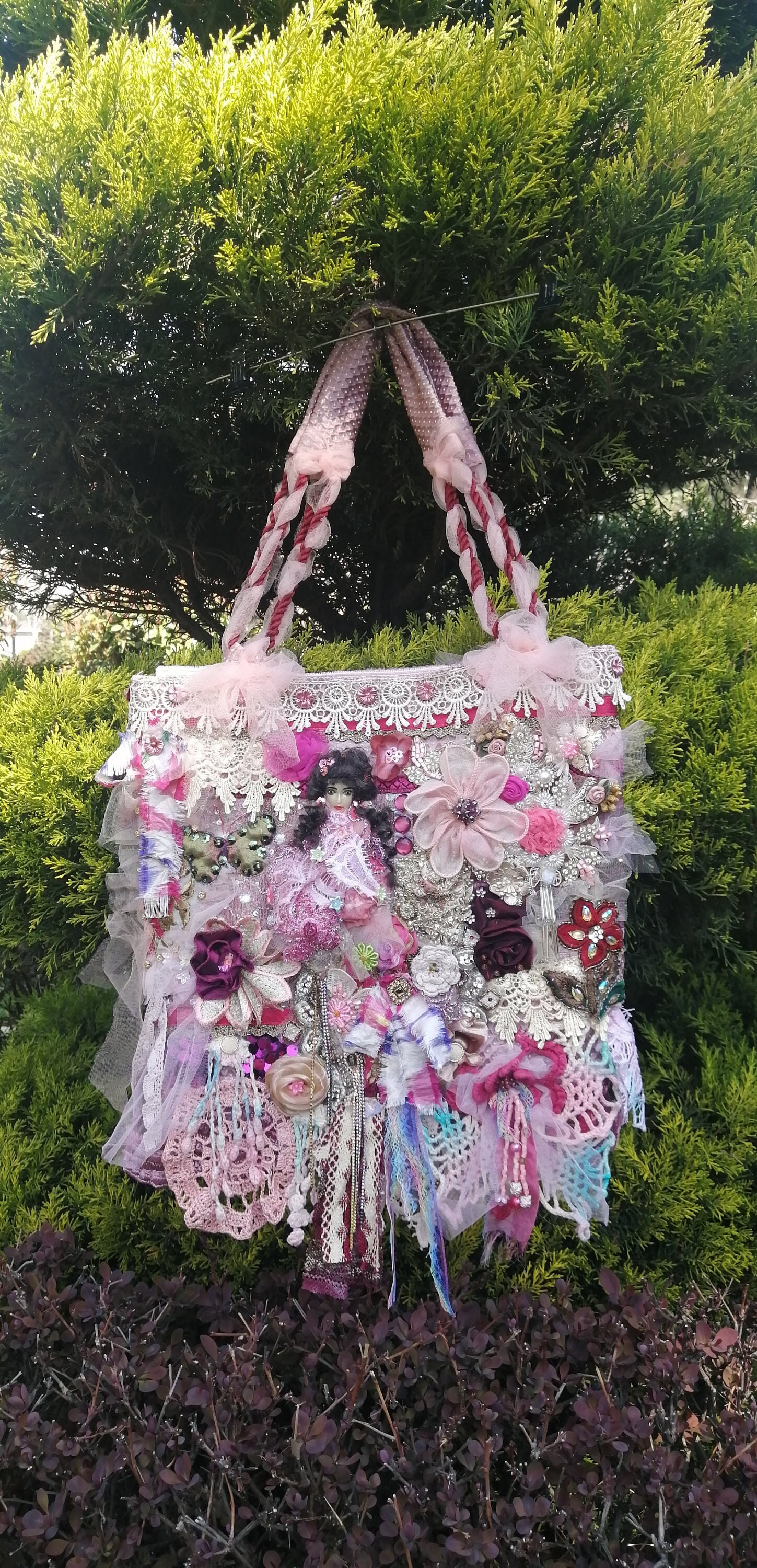 Artsy Boho Romantic Shoulder/tote Bag 