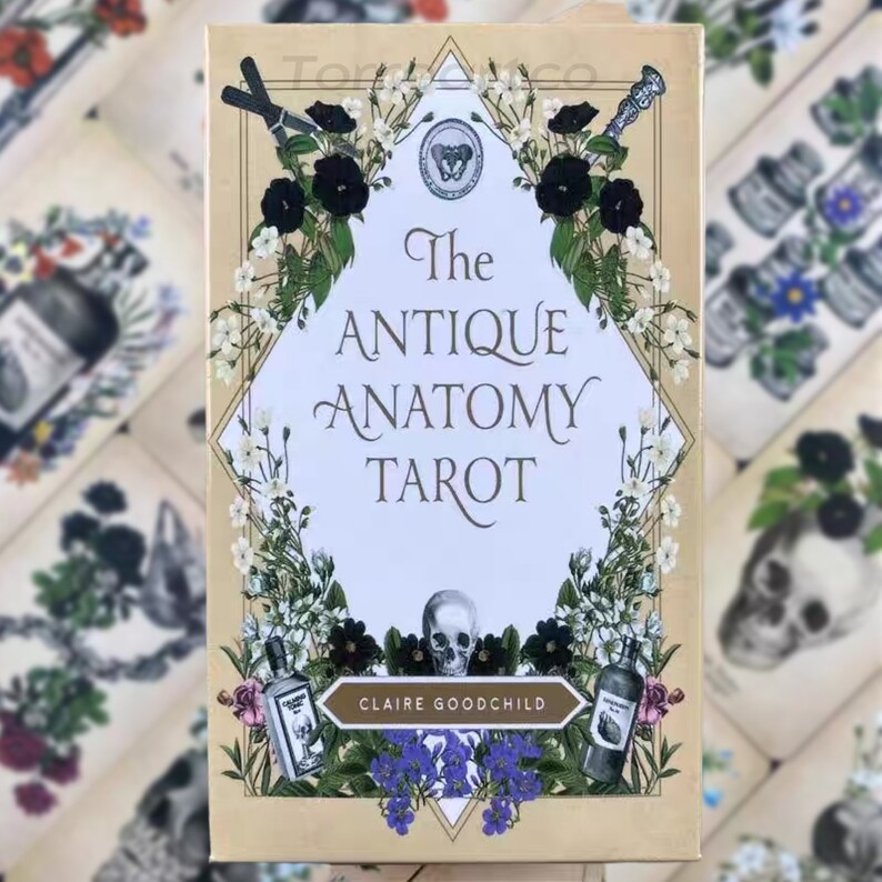 The Antique Anatomy Tarot- Major and Minor Arcana- Full 78 Card Tarot Deck 