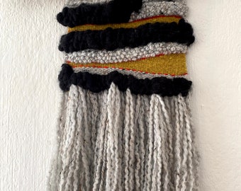 Weaving Wall Hanging, Handmade, Cotton Yarn, Multi-Color, Home Decor