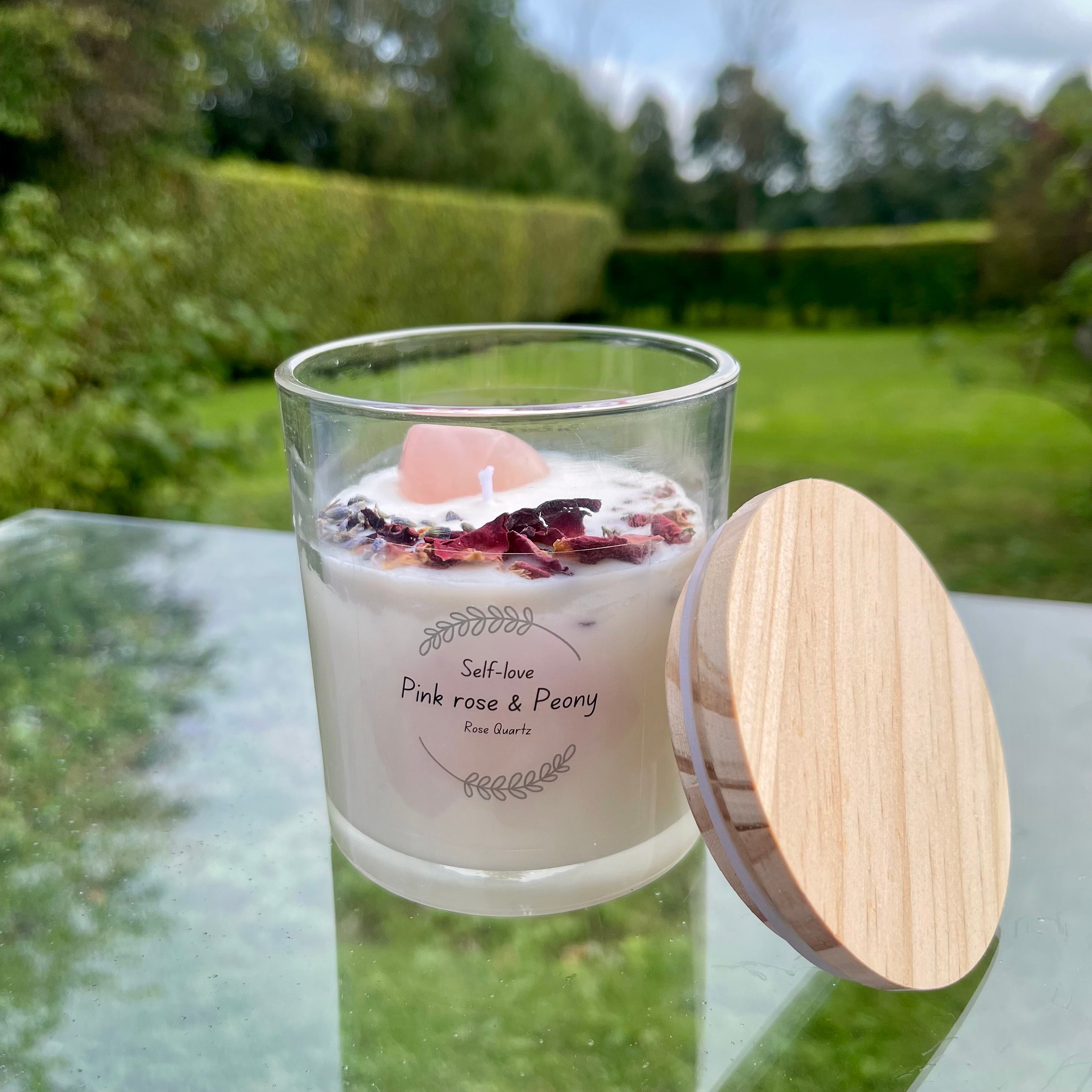 Rose Quartz Candle UK