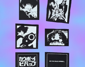 Anime Set of 6 Patches Sew On