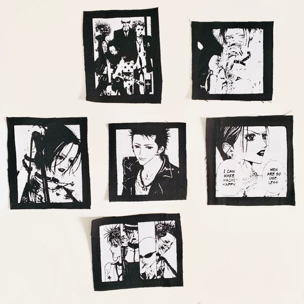 N4N4 Manga Patch Set