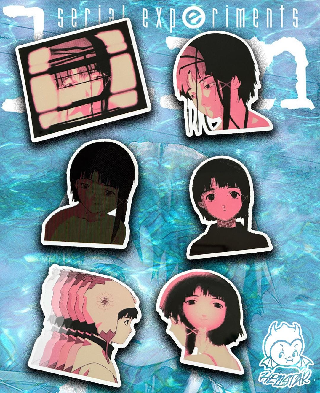 Serial experiments lain sticker - Etsy 日本