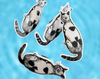 Pin de gato neko de manga de anime de terror