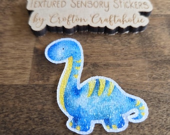 Dinosaur Textured Sensory Sticker, tactile fidget, fidget for calming, texture strips for anxiety, mindfulness tool for kids, autism stim