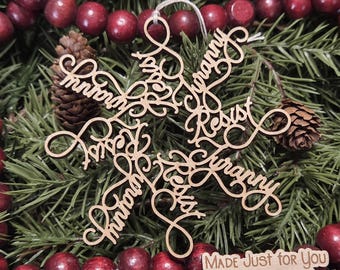 Resist Tyranny Christmas ornament - Resist Tyranny Flake ornament, Pro-democracy Christmas gift, Political ornament, Anti-Trump, Anti-MAGA