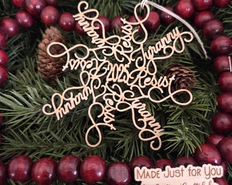 Resist Tyranny Christmas ornament - Resist Tyranny Flake ornament, Pro-democracy Christmas gift, Political ornament, Anti-Trump, Anti-MAGA