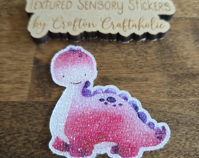 Dinosaur Textured Sensory Sticker, tactile fidget, fidget for calming, texture strips for anxiety, mindfulness tool for kids, autism stim