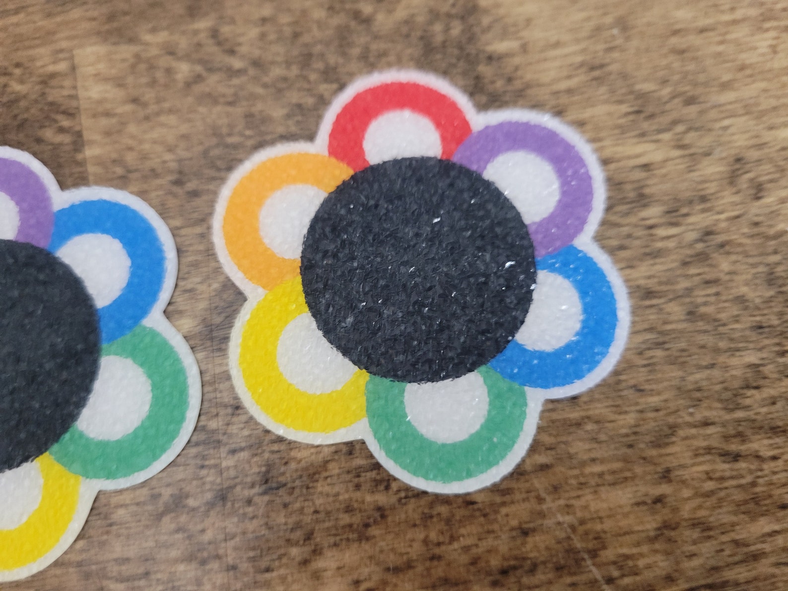 Texture Fidget Sticker Flower Rainbow Textured Sensory Sticker, Tactile Fidget, Fidget for ...