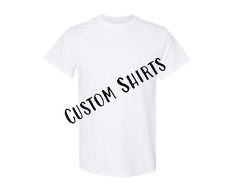 Reserved for Dubsky - Custom shirts
