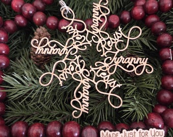 Resist Tyranny Christmas ornament - Resist Tyranny Flake ornament, Pro-democracy Christmas gift, Political ornament, Anti-Trump, Anti-MAGA