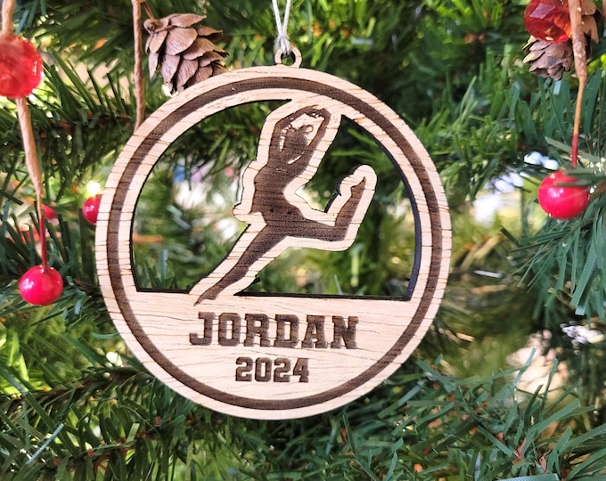 Personalized Dance Christmas ornament - custom ornament for dancer, thank you gift for dance teacher, ballet, hip hop, jazz, tap, dance team