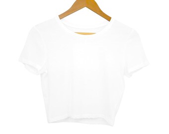 blank crop tops