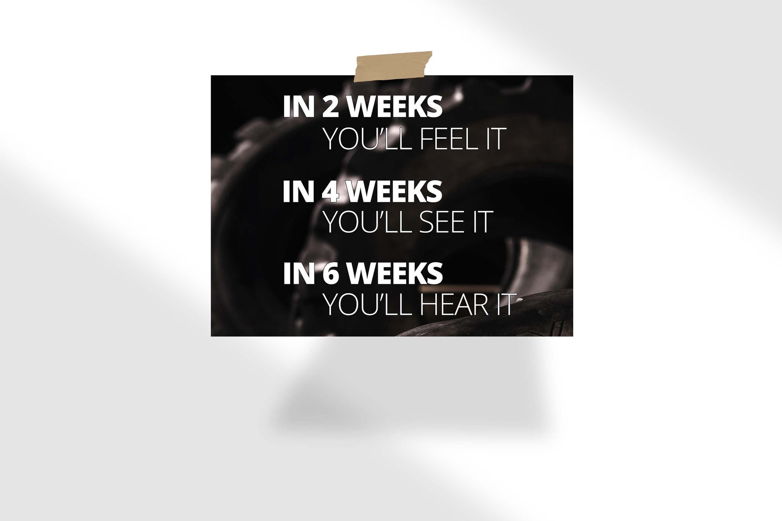 In two weeks you will feel it poster etsy