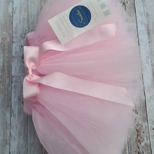 Baby pink tutu skirt /Baby dress up tutu / First birthday tutu/ Smash cake tutu image 5