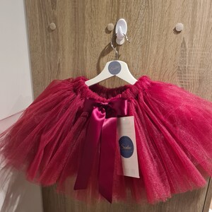 Baby pink tutu skirt /Baby dress up tutu / First birthday tutu/ Smash cake tutu image 9