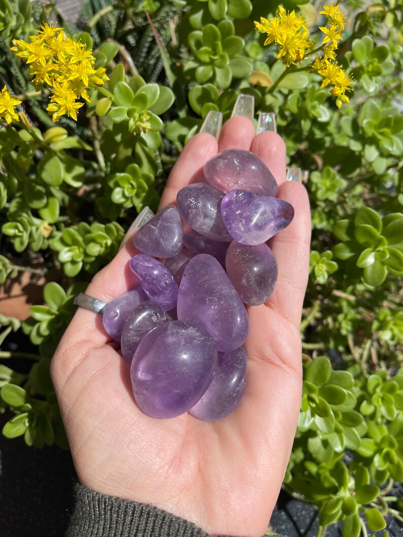 Amethyst Amethyst Crystals Amethyst Tumbles Amethyst Stones