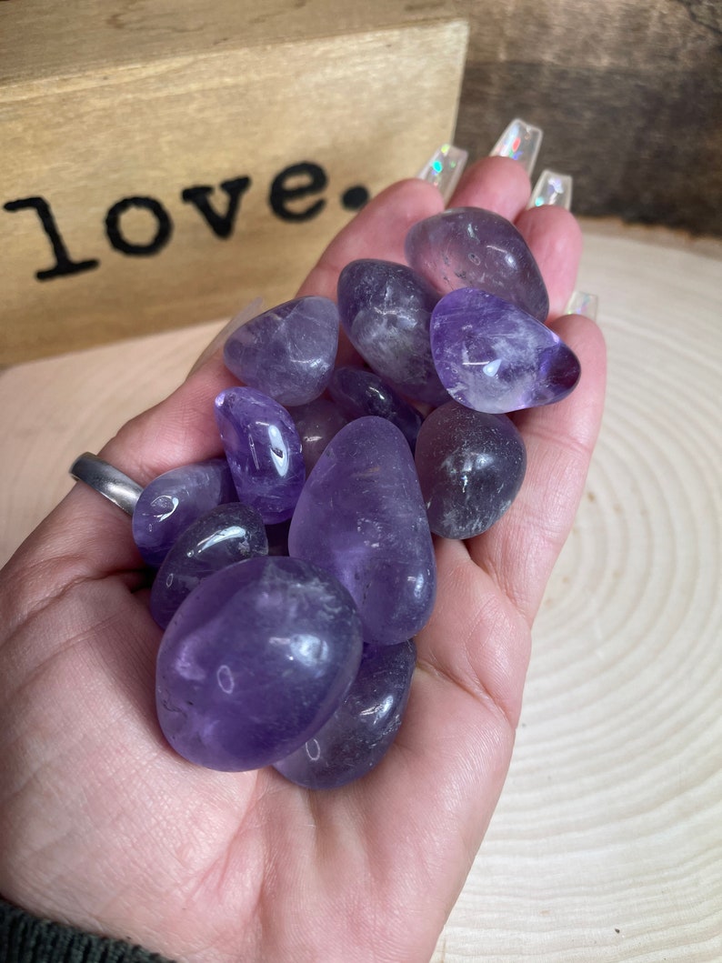 Amethyst Amethyst Crystals Amethyst Tumbles Amethyst Stones