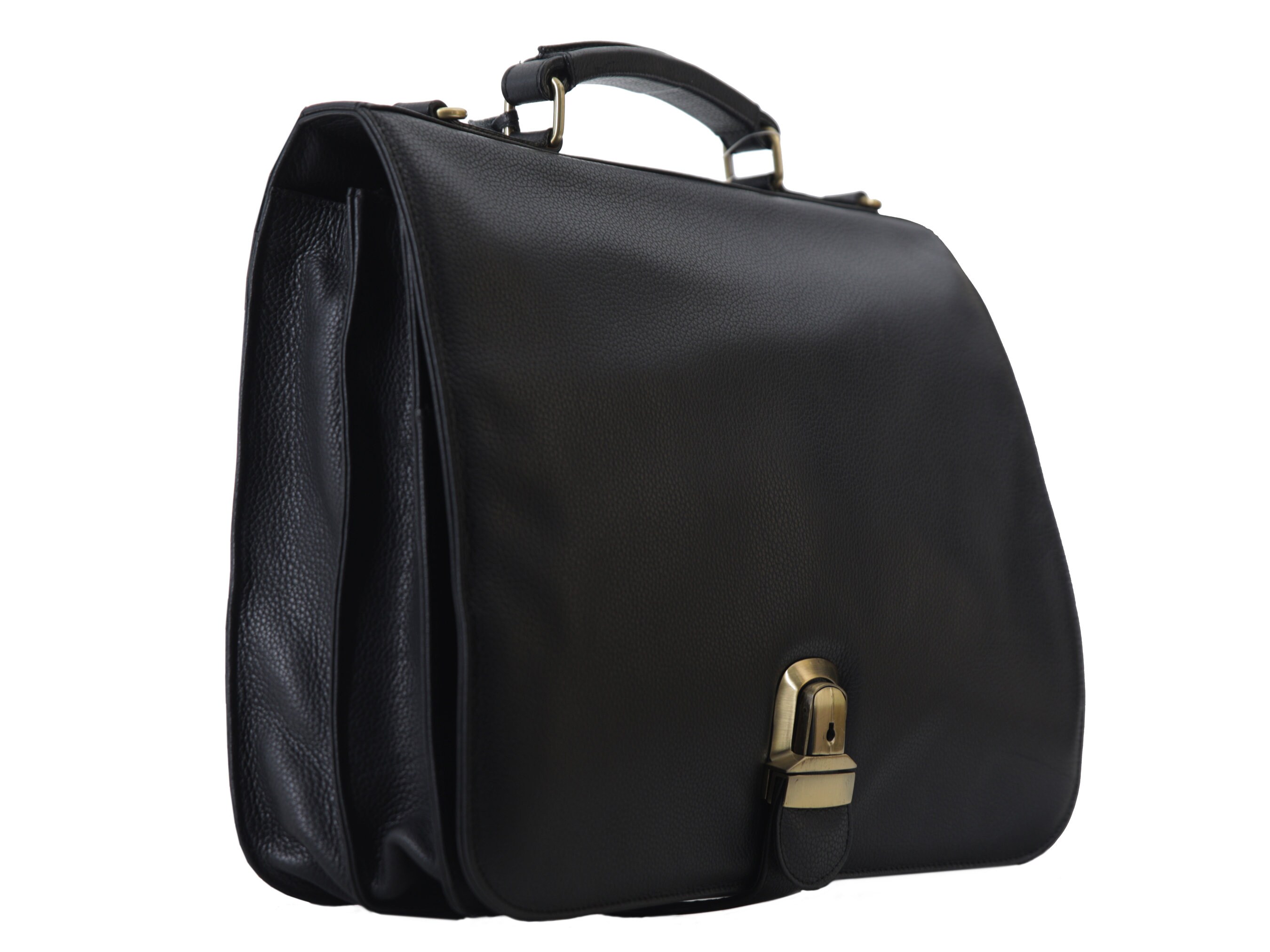 lightweight leather briefcase