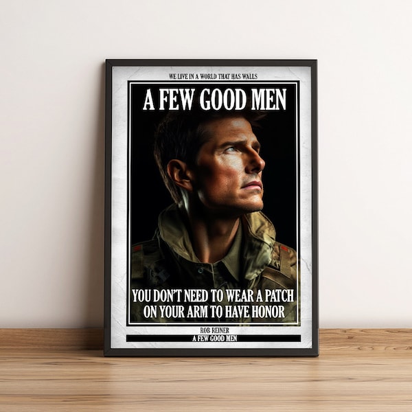 A Few Good Men | Cult Film Poster | Vintage Retro Art Print | Classic Movie Posters | Home Decor | Wall Art Picture