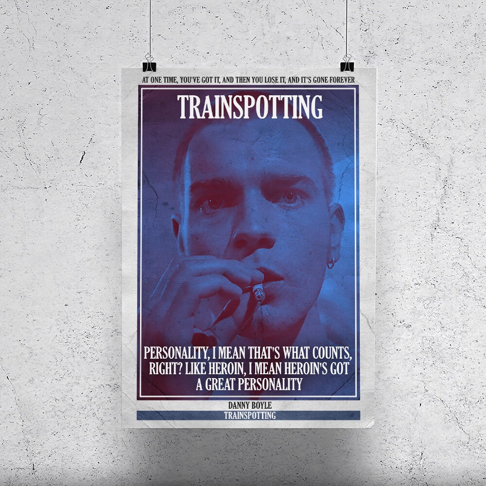 Trainspotting Cult Film Poster Vintage Retro Art Print Etsy.de