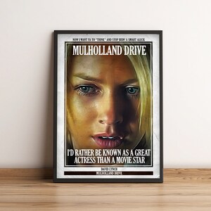 OFITIN Mulholland Drive Movie Vintage Art Poster Canvas Art Poster and Wall Art Picture Print Modern Family bedroom Decor Posters 08x12inch(20x30cm): Posters & Prints