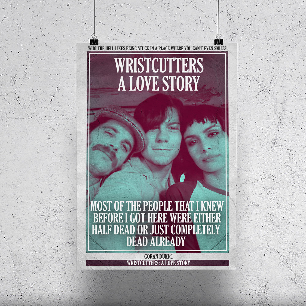 Wristcutters a Love Story Cult Film Poster Vintage Retro Etsy UK