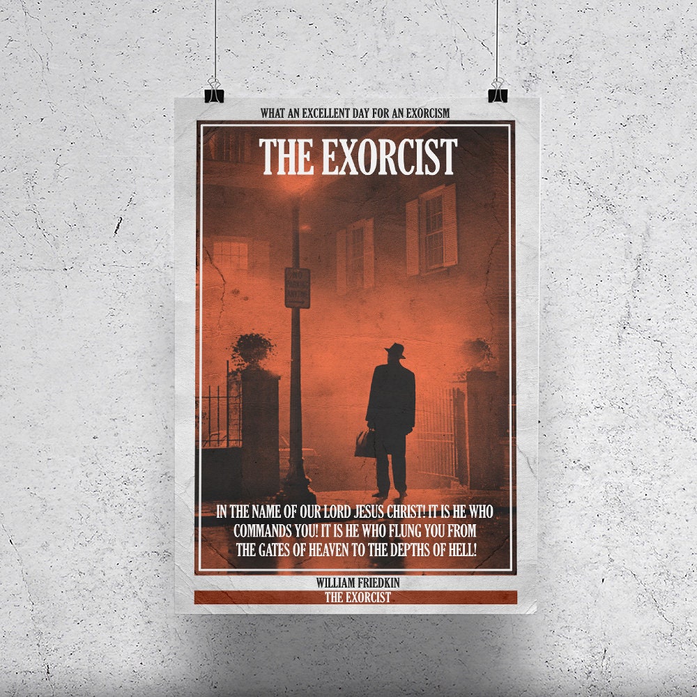 The Exorcist | Cult Film Poster | Vintage Retro Art Print | Classic Movie Posters