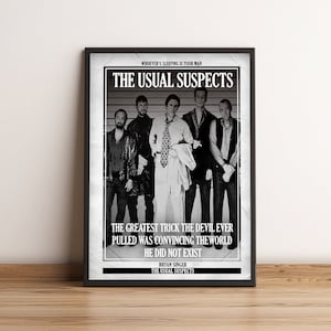 Keyser soze usual suspects' Poster, picture, metal print, paint by Lowpoly  Posters