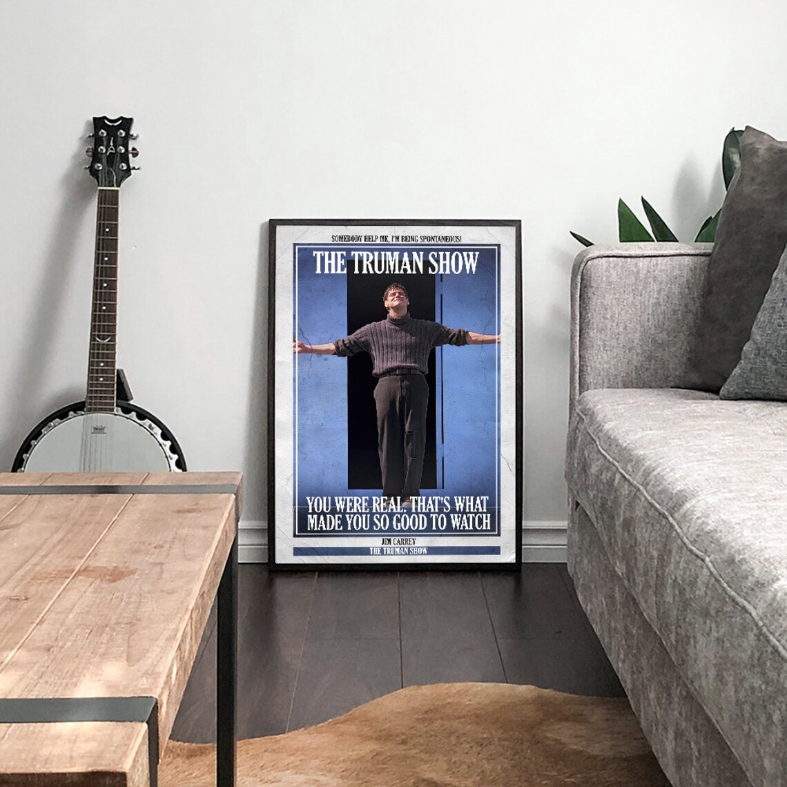 The Truman Show Cult Film Poster Vintage Retro Art Print Classic Movie ...