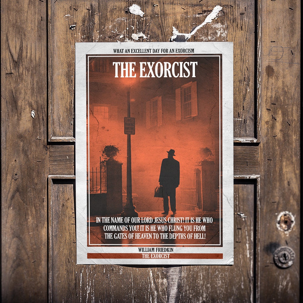 The Exorcist | Cult Film Poster | Vintage Retro Art Print | Classic Movie Posters