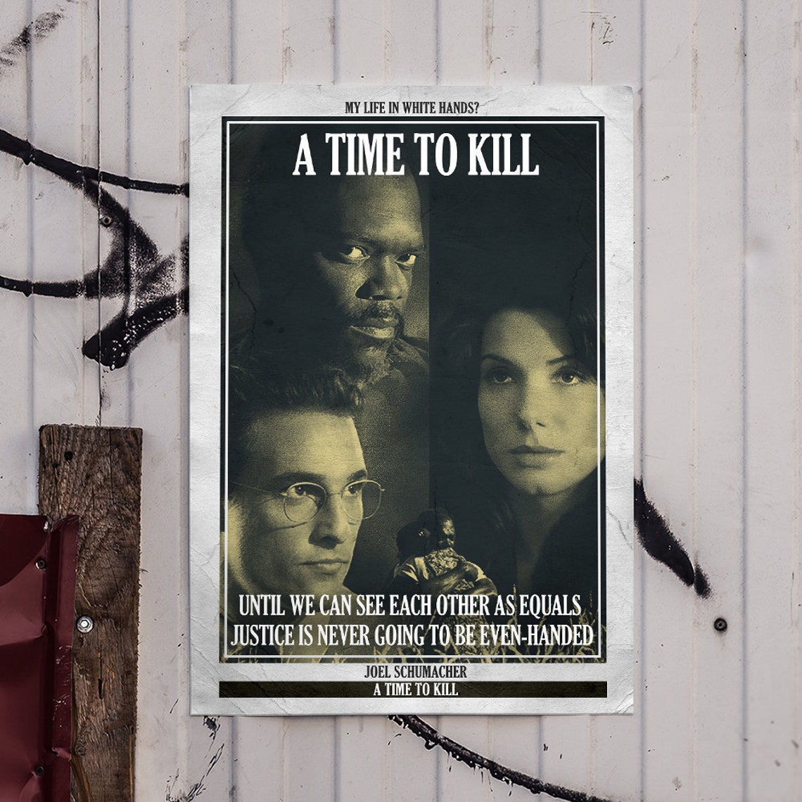 A Time to Kill Kultfilm Poster Vintage Retro Kunstdruck Classic Movie