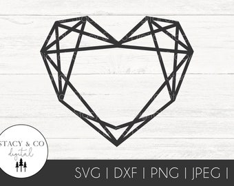 Free Free Geometric Heart Svg Free