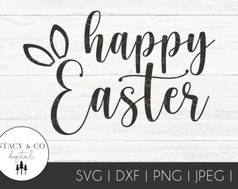 Happy Easter SVG | Easter Shirt svg | Easter SVG | Easter SVG Files | Easter svg Kids | Happy Easter dxf | Happy Easter Clipart | Easter png