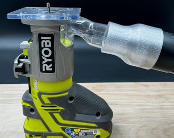 Custom Dust Adapter for Ryobi P601 Router - Both Full and Partial Option