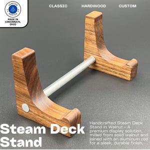 Hardwood Steam Deck Stand