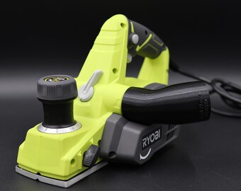 Individuell angefertigter Staub Aufsatz für Ryobi P611 Cordless oder HPL52K Corded Hobel