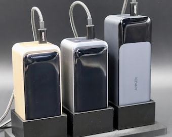 Anker Prime Charging Stand – Modular 3D Printed Stand for Desk, Bedside, Bookcase | Custom Colors Available