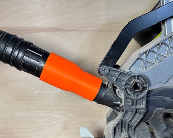 Benutzerdefinierter Staubadapter - Ryobi Gehrungssäge zum Staubsaugeradapter - Mehrere Schlauchtypen - 3D gedruckt, PETG