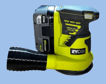 Custom Dust Adapter for Ryobi Orbital Sander  (P411) - 1 and 7/8" - 3D Printed, PETG